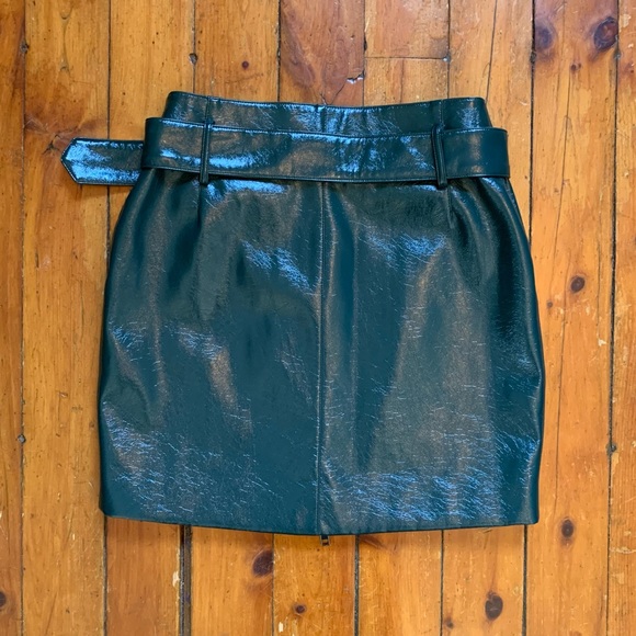 Olive Green Faux Leather Pencil Skirt 💚 - Picture 6 of 10